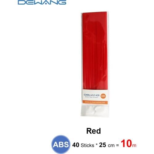DEWANG 3D Filament ABS Filamen Refill Bundle 1.75mm Filament 3D Plastic for 3D Pen kid birthday gift 40 Strand, Total 10 Meters