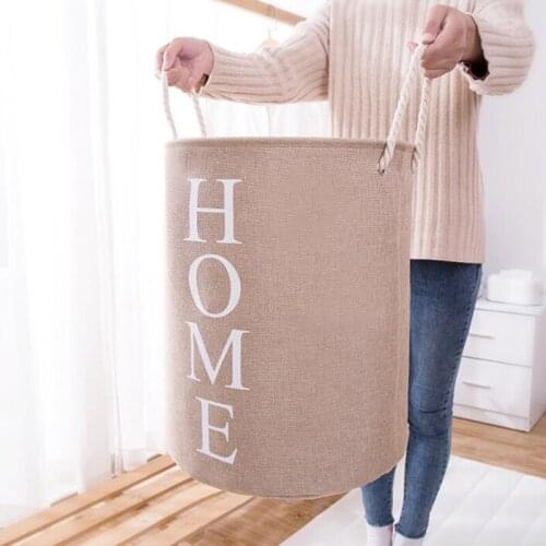 Large Capacity Durable Dirty Clothes Hamper Foldable Laundry Hamper Waterproof Laundry Storage Basket