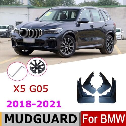 Mud Flaps For BME X5 G05 2021-2018 Mudguards Fender Mud Flap Splash Guard Fender Front Rear 4 Pcs Car Accessories 2019 2020