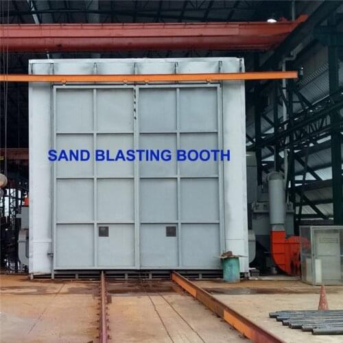 CE Sand Blasting Cabinet Dust Collector Sand blasting room equipment for sale