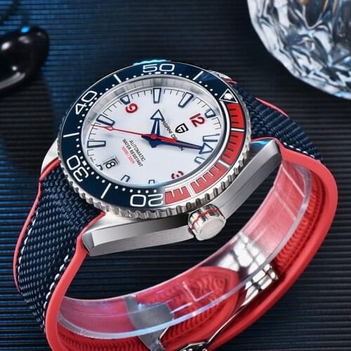 PAGANI DESIGN Fashion Mens NH35A Casual Automatic Watch Luxury Sapphire Glass Stainless Steel Mechanical Watch Watch for Men