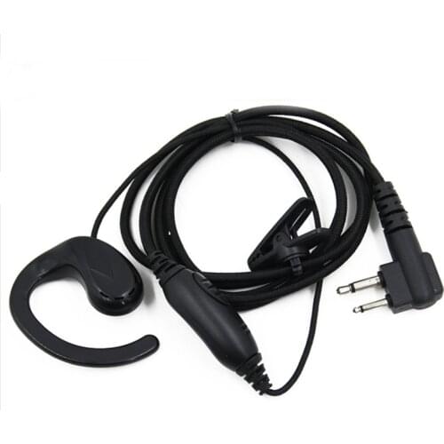 Black Wire Braided Headphone G for HYTER TC700 TC610 TC620 TC510 TC500S TC500 for MOTOROLA GP300 ecc