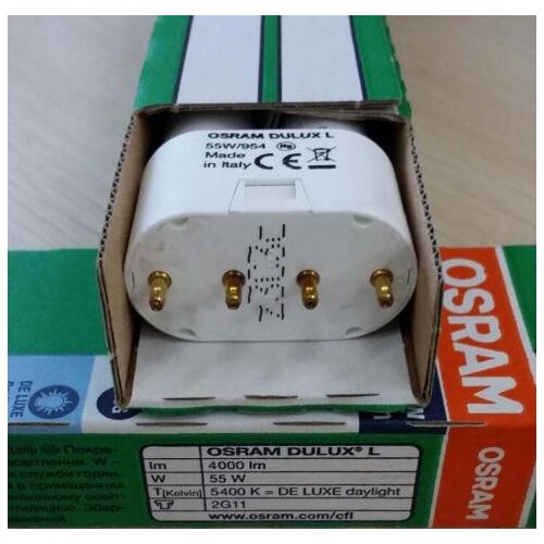 D/L 55W compact fluoresent lamp tube,DULUX L 55W/930 3000K Warm White 55W/954 5400K Daylight