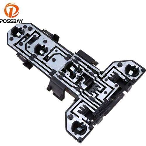 POSSBAY Black Car Cable Circuit Board Tail Light Bulb Holder Fit for VW Jetta Sedan and Jetta Varian 2000-2005