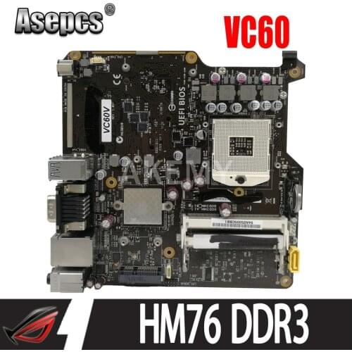For ASUS VC60 Mini-iTX/3 generation DC power supply notebook CPU / HM76 chip DDR3 Original Used motherboard