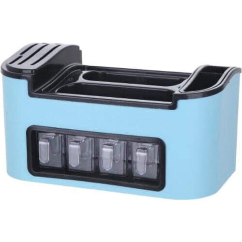 Home Single layer Seasoning Box Kitchen Shelf Tool Storage Rack Multifunction Chopping Block Storage Holder Kitchen Organizer