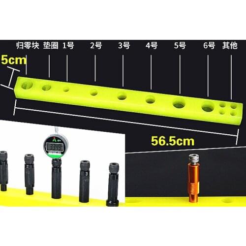 Common Rail Injector Nozzle Travel Measurement Gauge Tool Base Seat, Fuel Injector Stroke Measuring Tool Placement Frame