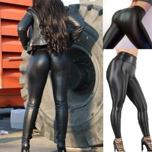 Женские кожаные брюки ITFABS China At AliExpress