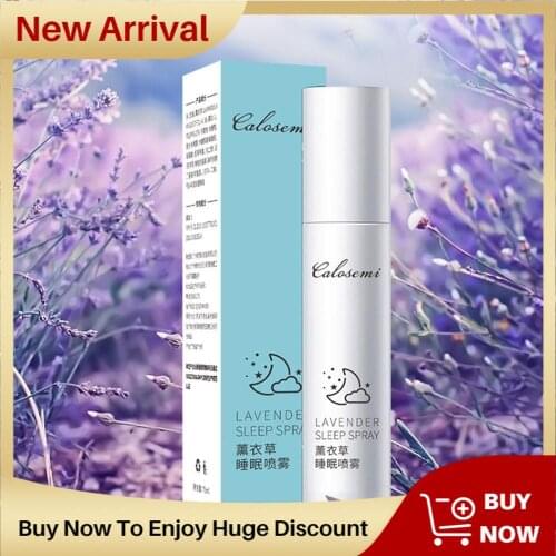 Best Aromatherapy Calm Deep Sleep Mist Pillow Spray with Lavender Essential Oils 75ml Lavender Sleep Spray Insomnia Therapy
