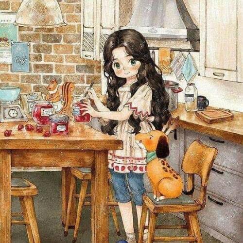 Cross Stitch Kits Forest Girl Needlework Embroidery Crafts 14CT Unprinted DIY Arts Handmade Home Decor