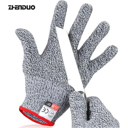 Cut Resistant Gloves Kitchen, Outdoor Yard Work High Performance Level 5 Protection Food Grade Certified Kitchen and Work Safety
