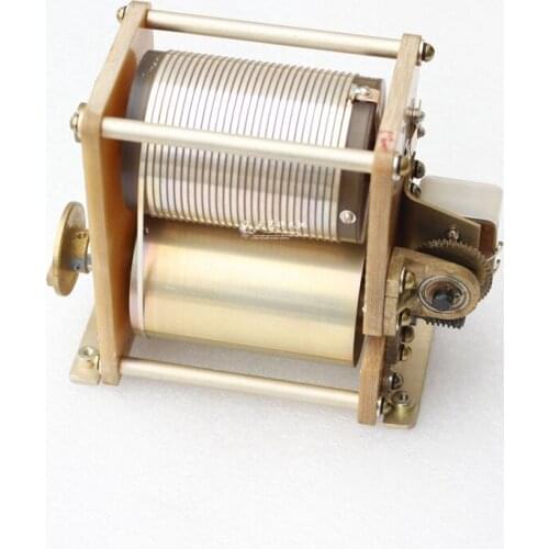 Full new pure silver wire inductance silver-plated drum with adjustable variable capacitors