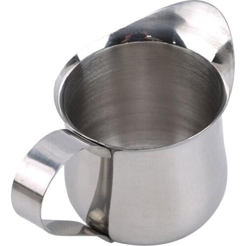 Durable Easy To Clean Stainless Steel Sugar Creamer Milk Pot Pitcher Seasoning Jar Creamer Container Cup Tableware Kitchen Tools
