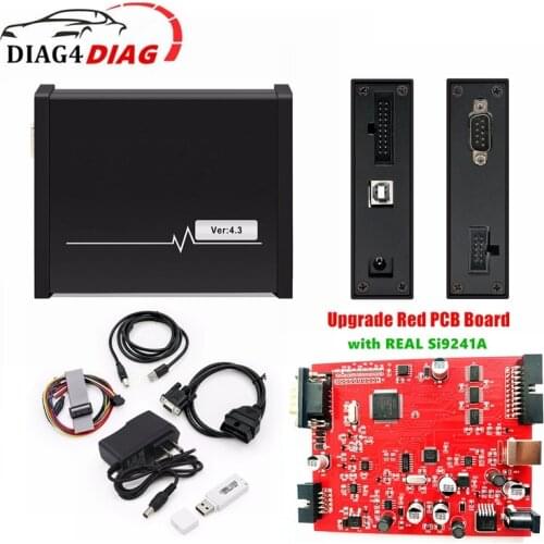 TOP PIASINI v4.3 Master Engineering PIASINI Programmer Serial Suite Upgrade Red PCB ECU Chip Tuning Tool Support More Car