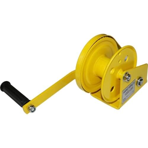 Hand crank dual-purpose self-locking manual winch household small portable traction hoist with brake manual winch