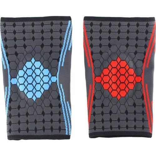 1 Piece Silicone Knee Pads Strap Knee Braces Spring For Knee Support Joints Support Compression Protection Sport