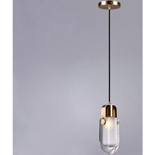 Modern Led Pendant Lamp Hanging Lighting Fixture Bedside Living Bathroom Bedroom Dining Decoration Bar Crystal Suspension Lights