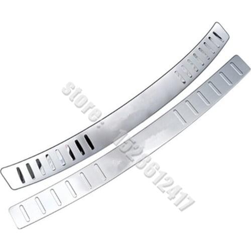 Car-Styling Stainless Steel car External Rear Bumper Protector Sill plate for kia carens 2007 -2019 accessories