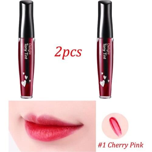 TONYMOLY Delight Tony Tint 2pcs Hot Sales Fruit Color Lip Tint Idol Lip Tint Long Lasting Matte Lip Gloss Cute Korea Cosmetics