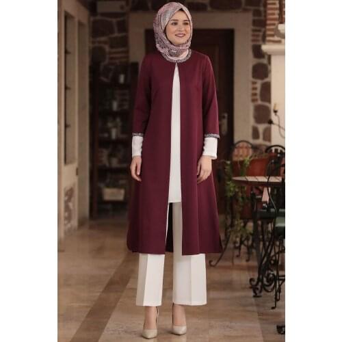 Mina 5368 Islamic womens clothing Pleated Dress Women Double Suit Muslim women clothes Suit womens dress for women skirt