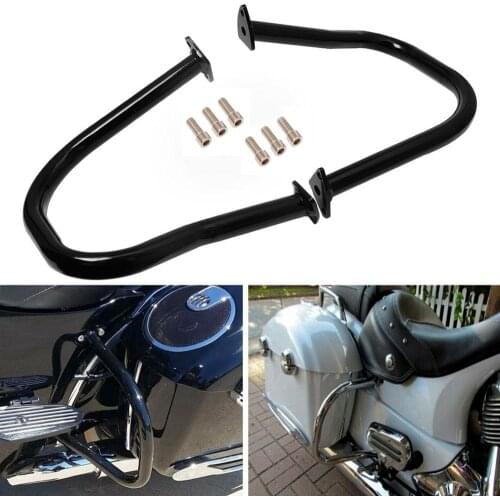 Motorcycle Parts Black Rear Highway Crash Bars For Indian Chief Classic Vintage 2014-2019 18 17 16 15 Dark Horse 2016-2019 18 17