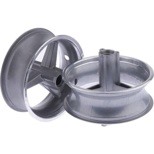 2 Pcs 90-50-6.5 100-50-6.5 Plating Wheel Rims for 49CC 2-stroke Sports Car