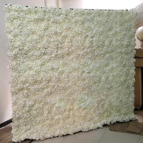20pcs/lot Artificial Milk White silk rose and peony flower wall wedding background decoration road lead Home Decor Free Shipping