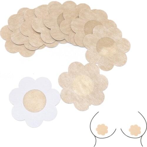 5Pairs Women Invisible Breast Lift Tape Overlays on Bra Nipple Stickers Chest Stickers Adhesivo Bra Nipple Covers Accessories
