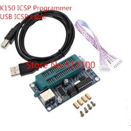 5pcs Free shipping PIC K150 ICSP Programmer USB Automatic Programming Develop Microcontroller +USB ICSP cable