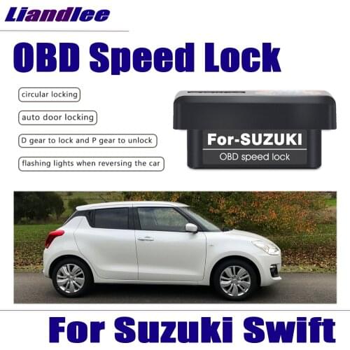 Auto Electronic Professional Accessories OBD Speed Lock For Suzuki Swift 2012-2016 2017 Plug and Play Alarm System