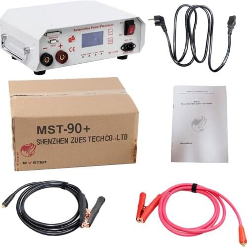 Auto battery charger MST 90+ Smart vehicle Program 14V/120A Auto car ECU programming/coding voltage stabilizer 110V/220V