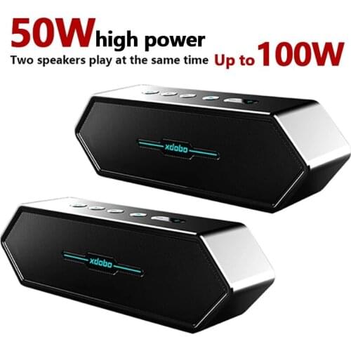 XDOBO Nirvana 50W High Power Bluetooth Speaker Game TWS 3D Stereo Subwoofer Bluetooth Speaker Home Theater Wireless Sound Column