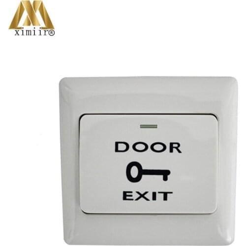 Good Quality Electronic Door Access Control Button Switch E17B Plastic Exit Button Switch Plastic Button