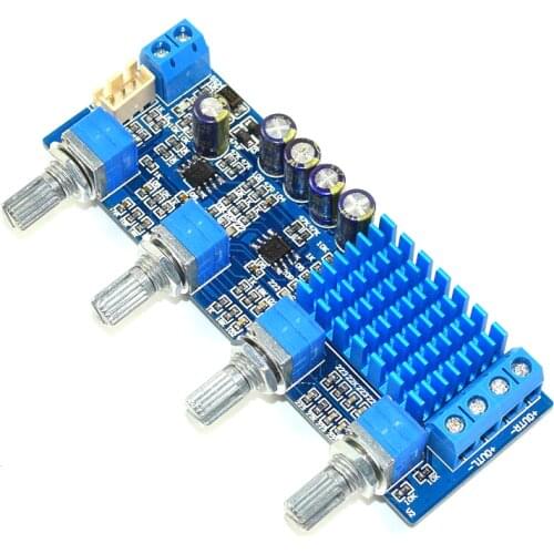 KYYSLB TPA3116 50W+50W Dual Channel High Power Amplifier Board Dual Op Amp with Tone Amplifier Board