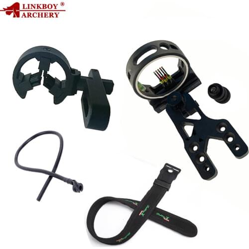 Linkboy Archery Bow Sight Kits Arrow Rest Stabilizer for Hunting Recurve/Compound Bow Accessories