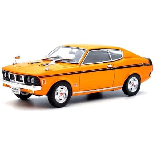 Diecast 1/43 Scale 1/43 Mitsubishi Galant GTO 1970 Alloy Model Cars Display Adult Collection Toys for Boys Gift Color Boxed