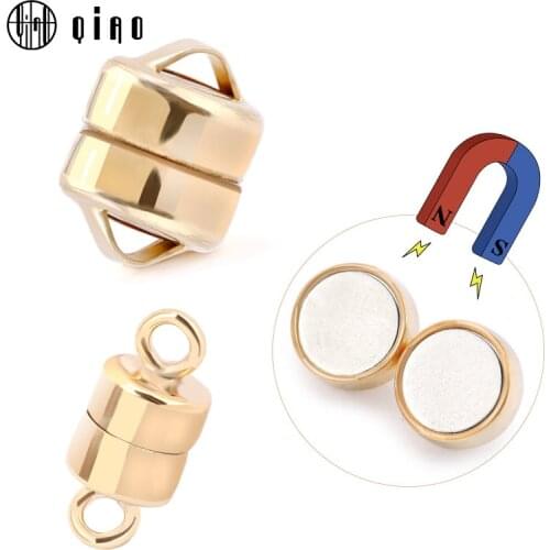 14K Gold Filled Magnetic Clasps 14K GF Magnet Buckle For Bracelets Necklace Making Handmade Jewelry Craft DIY Made In USA