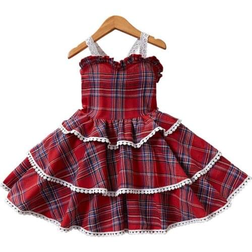 Cute Kids Dresses For Girls Princess Party Sling Dress Toddler Baby Girl Birthday Casual Dress Children Wedding Costume Clothes