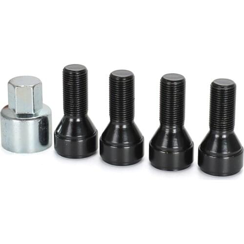 36136792851 Wheel Lock Set M14 x 1.25 For BMW X3 X4 X5 X6 2 3 4 5 6 7 Series Bolt Code Stud 36-13-6-792-851 36 13 6 792 851
