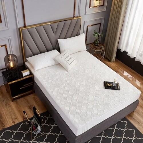 New product thickened 1 piece 100% polyester cotton bedspread, fitted sheet, mattress cover, home decoration