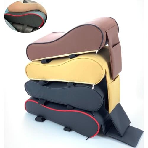 Car Styling Armrest Pad For Mitsubishi GT-PHEV XR-PHEV Delica Xpander L200 Mirage Samurai EX FORTIS