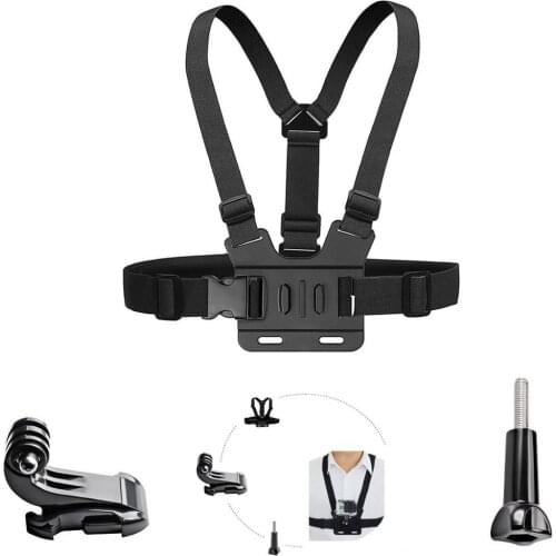 Adjustable Chest Mount Harness Compatible with Gopro Hero6/5 Black Hero 4 Silver AKASO EK7000 Vtin 4k APEMAN ODRVM 12 MP Action
