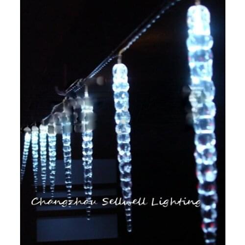 Christmas Decorations For Home Artificial Christmas Tree 2020 New!led Light Hotel Yard Decoration 38 Pcs Ice Bar Led Lamp H255