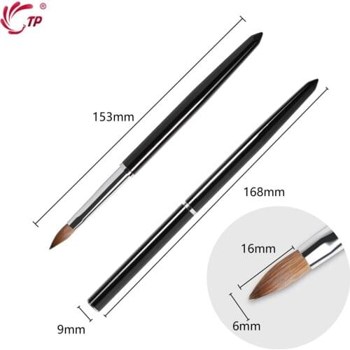 Nail Pen Brush Nail Art Acrylic Liquid Powder Carving UV Gel Extension Builder Painting Brush Lines Liner Drawing Pen Manicure
