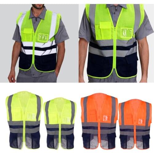 High Visibility Reflective Safety Vest Reflective Vest Motorcycling