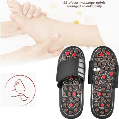 Acupoint Massage Slippers Foot Massage Shoes Acupuncture Therapy Massager Feet Pressure Relief Reflexology Sandals Therapeutic