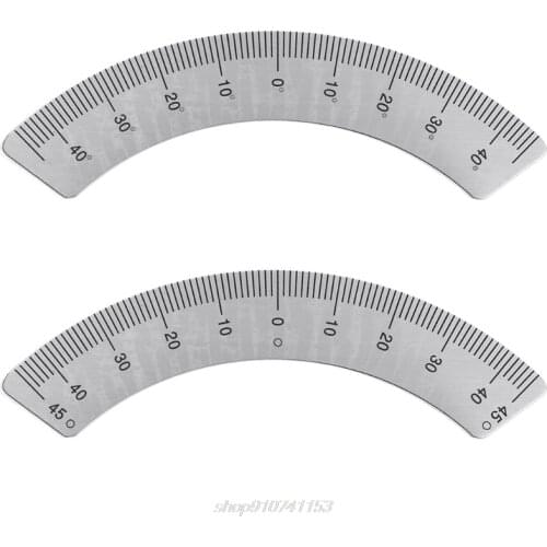 Angle Plate Scale ruler 45 Degree Angle Arc M1197 Protractors Milling Machine Part - Measuring Gauging Tools M17 21 Dropship