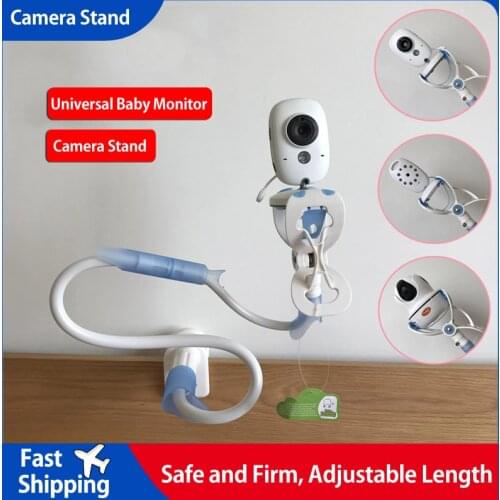 Universal Multifunction Phone Holder Stand Bed Lazy Cradle Long Arm Adjustable 95cm Baby Monitor Wall Mount Camera For Shelf CP9