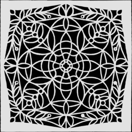 13*13 Leaves frame pvc Layering Stencils for DIY Scrapbooking/photo album Decorative Embossing DIY Paper Cards Crafts