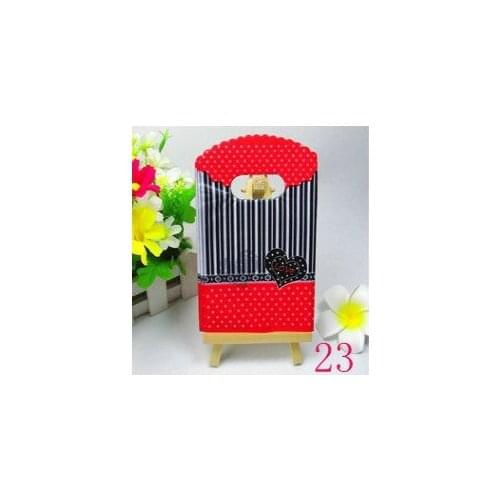 2017 New Design High Quality Wholesale 100pcs/lot 9*15cm Red Small Candy Packaging Bags With Heart Plastic Wedding Gift Bags